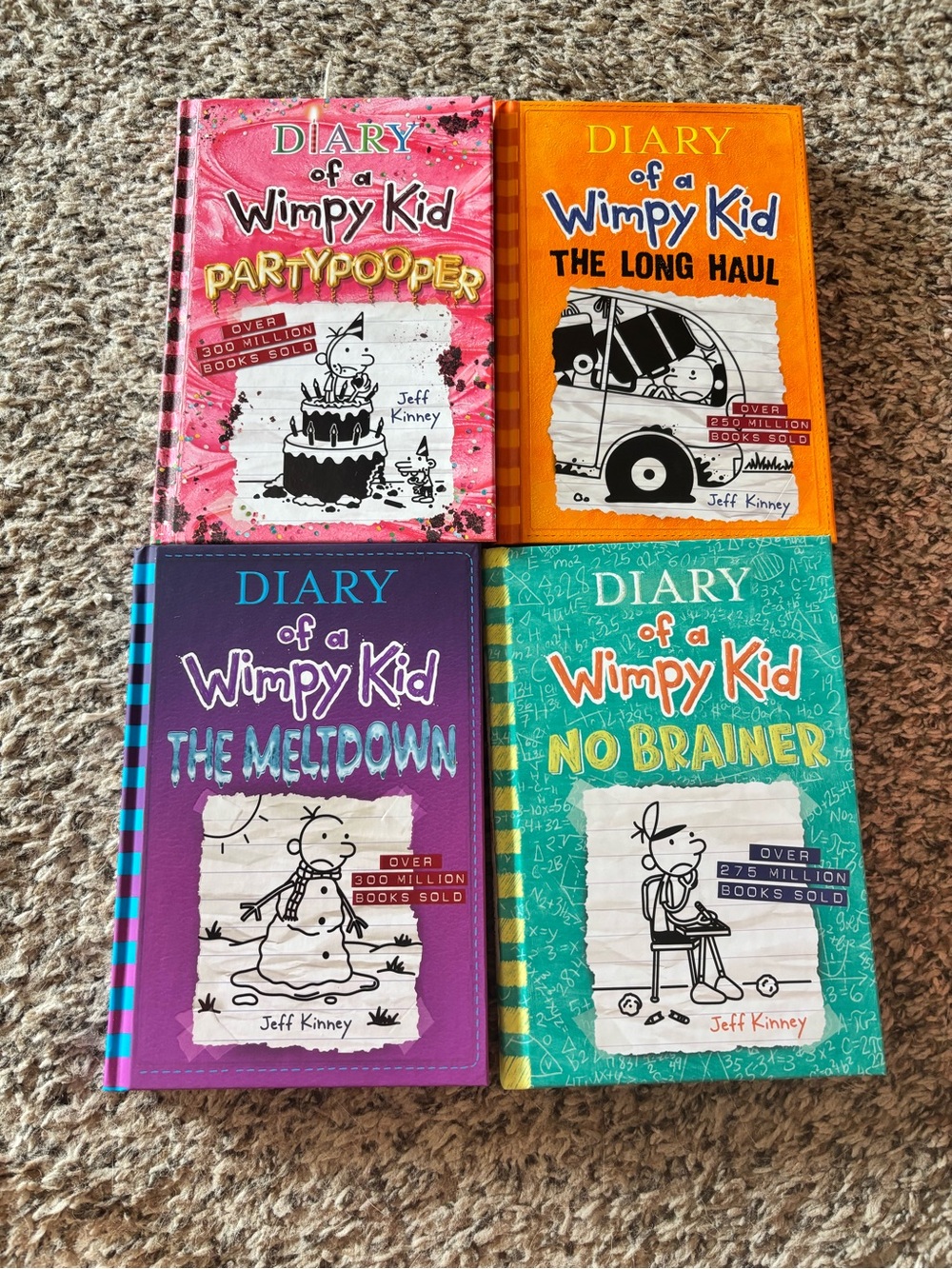 Diary of a Wimpy Boxed Book lot